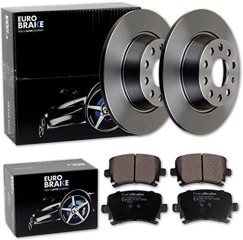 BandelOne enthält Eurobrake Bremsscheiben 282mm + Beläge hinten passend für Passat 3C B6 B7 CC