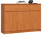 AKORD Kommode K 140 cm | 3 Schubladen und 3 Türen | für das Wohnzimmer Schlafzimmer Schrank Büro Arbeitszimmer | Modernes Funktionales Design | Schichtstoffplatte 16 mm Farbe Erle