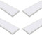 Jandei - Pack x4 Panel Plafón LED de Superficie Retroiluminado 120x30cm, Potencia 60W, 5000 Lumenes, Marco Blanco, Driver Incluído (Blanco Neutro 4200k)