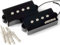 Wilkinson WPB Vintage Output Gitarren-Tonabnehmer für Classic, AlNiCo P Bass Pickups Humbucker Set für 4-Saiten PB-Style E-Bass, Sleek Black