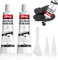 Allony Colle Semelle Chaussure, Réparation Unique Colle Chaussure, Colle Semelle Chaussure Noir, Réparer les Dommages, Les Trous et Les Fissures Colle Chaussures Semelle-50ml