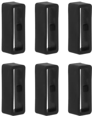 Factorys 24mm Uhrenarmband Schlaufe Kompatibel mit Suunto Ambit 3, 6 Stück Silikon Ersatz Schlaufe Armband Sicherer Silikonring Armbanduhr Schlaufe für Suunto Ambit 3