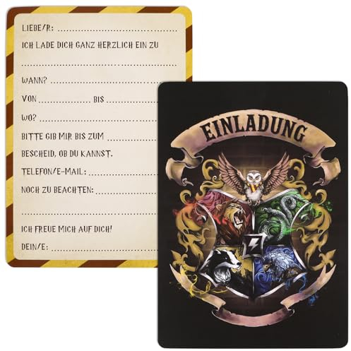 COLOFALLA 12 Stücke Einladungskarte Kindergeburtstag Magic Einladungskarten Kindergeburtstag Mädchen Junge Einladungskarte Party Wizard Einladungskart Deko Magic Deko