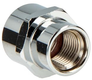 tecuro Reduzierstück M15/1 Innengewinde x M10/1 Innengewinde MS-verchromt