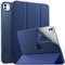 MoKo Custodia Protettiva Compatibile con iPad PRO 11 Pollici M4 2024 (5a Gen.), Cover in TPU e Pelle PU con Chiusura Magnetica, Sostegno, Auto Riattivazione/Standby, Blu Marino