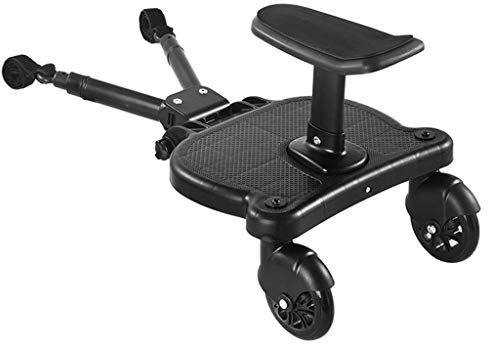 jojobasec Pedaladapter für Kinderwagen, Anhänger, Roller, Kinderwagen, Platte mit Sitz
