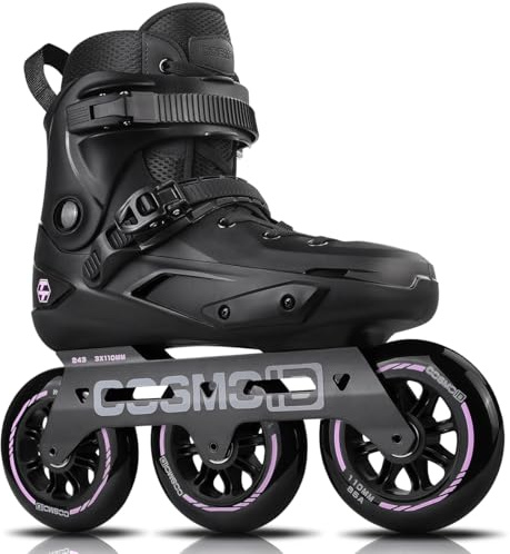 COSMOID Roller Skate Blades Erwachsene Männlich Weiblich, Professionelle 3 Wheel Inline Skates für Frauen Männer,Größe 38-46,Professionelle Fitness Roller Skates Blades für Unisex