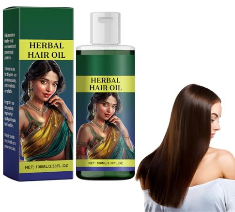 Hair Oil Kopfhaut Und Haarstärkungsöl,100 Ml Tägliches Öl-Elixier Haaröl Für Trockenes Haar Ease Haaröl Pflegt & Veredelt Das Haar Ohne Zu Fetten,Haaröl Trockenes Haar Haaröl Für Gesundes Haarwachstum