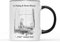 SMARTYPANTS 'It's Pissing it Down Winnie. Pub? Asked Pooh'' Coffee Tea Mug - Funny Rude Cartoon Christopher Pooh Bear Present Gift (Black Handle)