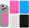 Yesimola Ventouse Autocollante pour Multi Modèles 4 Pièces, Silicone Ventouse Telephone, Support de Téléphone Portable, Antidérapant pour Selfies et Vidéos (Noir/Bleu/Blanc/Rose)