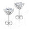 KRKC Moissanit Ohrringe, Moissanite Ohrstecker für Damen, 14K Weißgold Vergoldetes 925 Sterling Silber, Tulpenblüten Design, 2 Karat D-Farbe VVS1 Hypoallergen, Geschenk für Frau Mutter Freundin Sie