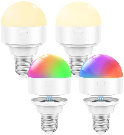 Oumida Lampadina Ricaricabile Caricabatterie Magnetico Wireless e USB C con Telecomando, E27 LED Lampadina a Batteria Rimovibile 3W 2000mAh per lampade da tavolo da esterno (4)