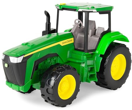 TOMY John Deere Lights & Sounds Tractor Toy - Free-Rolling Wheels and Realistic Electronic Lights and Engine Sounds - Indoor or Outdoor Play - Kids Summer Toys - Ages 3+