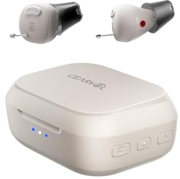 Cearvol Nano Sound-Verstärker, Hörunterstützung für Senioren & Erwachsene, 3 Klangmodi, 3-Stufen-Verstärkung für Klare Audio-Wiedergabe, Diskretes Design, Ohne Bluetooth/App