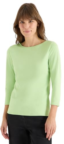 Cecil Basic Shirt in Unifarbe Bamboo Green XL