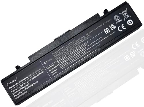 Zyrifean AA-PB9NC6B Batterie pour Samsung R519 R730 R530 R540 R720 RV510 | R580 R525 R520 R780 RV511 RV520 RC520 R522 NP350V5C NP300E5C NP300E5A NP350E5C NP300V5A NP550P5C RF511 AA-PB9NS6B AA-PB9MC6W