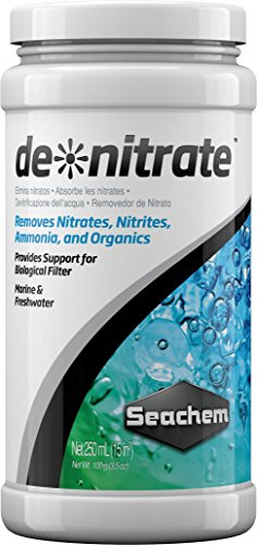 Seachem De Nitrate Remover, 250 ml,gray