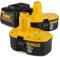 (2) Dewalt Dc9096 Xrp Battery Batteries Pack + Charger