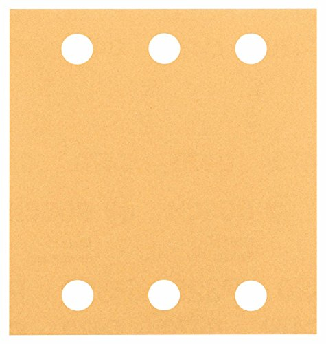 Bosch Professional Schleifblatt für Schwingschleifer Holz und Farbe Best for Wood and Paint (10 Stück, Körnung 80, C470), 2608607457