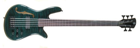 Spector SpectorCore5 Guitare basse (5 cordes, fretless, noir/sarcelle)