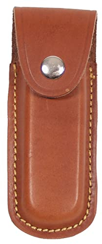 Fox Outdoor Custodie di Pelle por coltelli Lunghezza Totale 11 cm (Marrone)