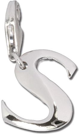 SilberDream Charm 925 Echt Silber Armband Anhänger Buchstabe S FC70S Silber Charmsschmuckanhänger