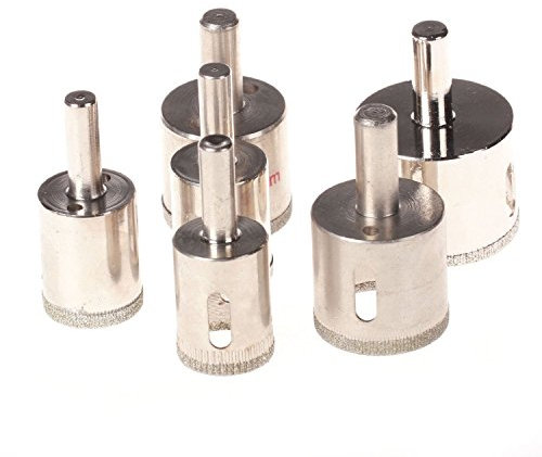 Flyshop Diamond Hole Saw Core Drill Bits 3/4+1+1 3/16+1 3/8+1 5/8 5 PCS Set