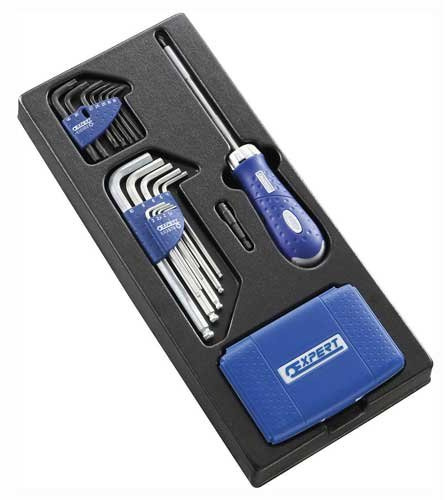 Britool 74 Piece Ratchet Screwdriver Set in Module Tray
