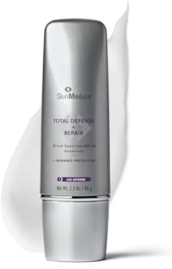 SkinMedica Total Defense + Repair SPF 34 Sunscreen for Face. This Lightweight, Facial Sunscreen is Ideal for Oily and/or Combination Skin, 2.3 Oz