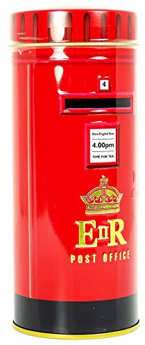 New English Teas - Traditioneller englischer Nachmittagstee in roter London-Spardose (14 Stück, 28g)