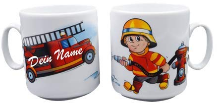 Unbekannt Kinderbecher mit Motiv Feuerwehr