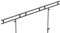 Vonyx DB3L Puente de luces para mesa DJ DB3