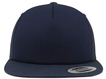 Flexfit / Yupoong Foam Trucker Snapback Cap in 12 Styles, Farbe:Weiß