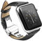 CoverKingz Leder Armband kompatibel mit Apple Watch Armband 42/44/45/49mm - Lederarmband für Apple Watch Series Ultra 2/Ultra/10/9/8/7/6/SE/5/4/3 - Ersatzarmband Faltschließe Schwarz