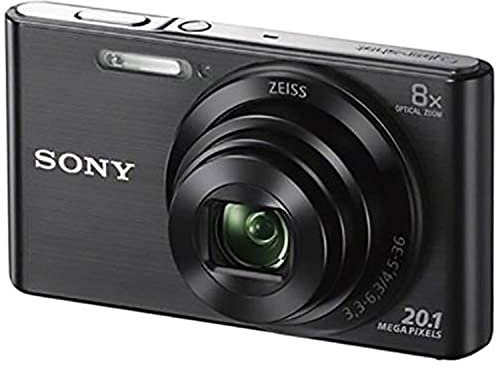 Sony DSCW830 Digital Compact Camera - Black (20.1MP, 8x Optical Zoom) 2.7 inch LCD