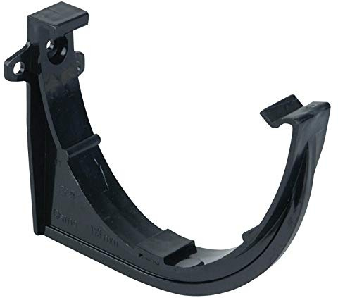 Osma 9T919B Deepline PVC-U 113mm Black Gutter Support Bracket - Air Compressor