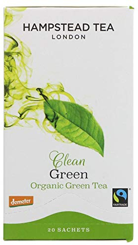 Hambleden Teas Hampstead Tea Clean Green 20 Bags (Pack of 4)