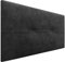 DHOME Cabecero de Polipiel o Tela AQUALINE Pro cabeceros Cabezal tapizado Cama Lujo (Tela Negro, 110cm (Camas 80/90/105))