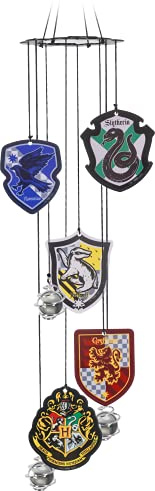 Spoontiques - Harry Potter Hogwarts Wind Chime - Outdoor Garden Décor - Decorative Chimes for Yard, Garden, Backyard and Patio Decoration