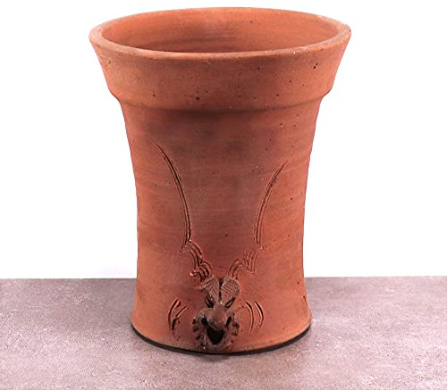 Palatina Werkstatt Pot de fleurs fin, en terre cuite, résistant au gel, décoratif, pour l'intérieur et l'extérieur, taille L