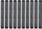 Niubid 10 Stück 1,9 cm x 20,3 cm schwarze formbare Stahl Nippel Fitting, DIY Steampunk Industrial Vintage Style