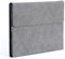 Bueuwe Étui Clavier pour Xiaomi Pad 5/5 Pro, Clavier Français AZERTY, Clavier Magnétique Rétroéclairé Détachable, Porte-Crayons Intégré,Gris