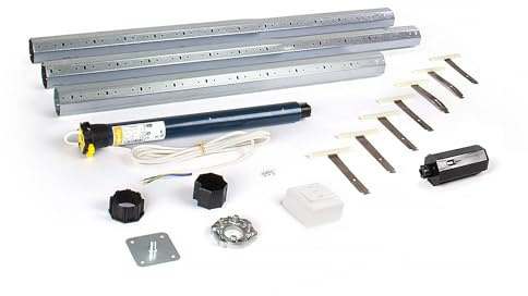 Kit de eje motorizado para persiana de 3,5 m, motor con cable Somfy® – 20 nm – ø60 mm