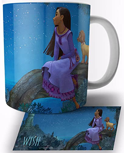 TusRelojes Wish Asha Taza de Ceramica Blanca 325ml Mug