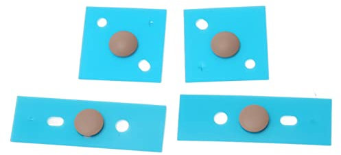 GOWENIC Laptop Foot Pads for Microsoft Surface Laptop 3 4 5, Laptop Bottom Case Feet Replacement Kit Anti Slip Foot Pads, Anti Slip Round Dot Accurate Size (Rose Gold)