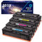Hyggetech 203X Kompatibler Toner Ersatz für HP 203X 203A CF540X CF541X CF542X CF543X Toner für HP MFP M281fdw Toner für Color Laserjet Pro MFP M281fdw M281fdn M254dw M254nw M280nw M254dn M281cdw