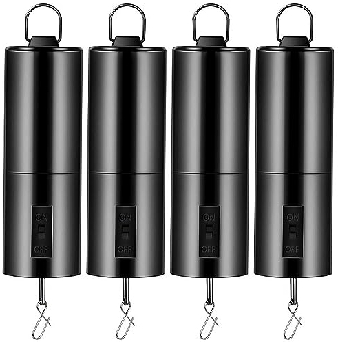 4 Stück schwarz rotierendes Windspiel Motor Hof Dekoration Hängender Motor Mehrzweck-Windspiel Wind Spinner Motor zum Aufhängen Display Yard Schwarz Windspiele Outdoor