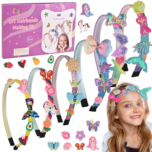 GOLDGE Cerchietto per Bambina, Regalo per Bambina 4 5 6 7 8 9 10 Anni