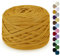 LEREATI 285g T-Shirt Garn zum Häkeln für Körbe, Bändchengarn Polyester Rope, Textilgarn für Häkelkorb Taschen Teppiche Wandbehang Makramee (Ingwer)