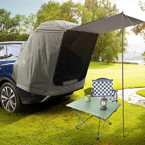 Rear Tent Car, Car Tent, Tailgate, Car Awning Tailgate Tent for SUV Models, Sun Protection and Waterproof Car Awning Tent for Camping and Outdoor, Large Space